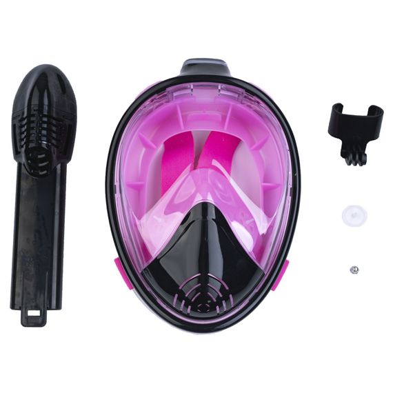 Полнолицевая маска Marlin Sea черный/розовый