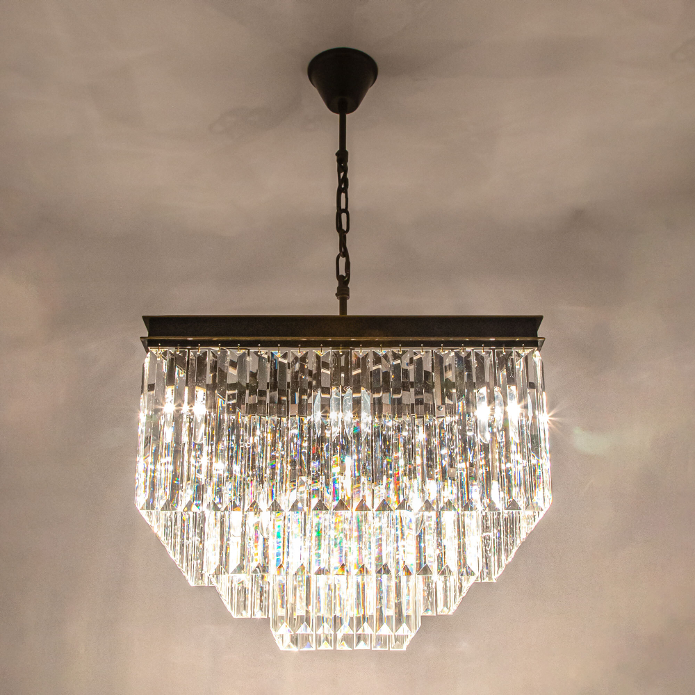 Citilux Мартин CL332231 Люстра хрустальная подвесная Прозрачная