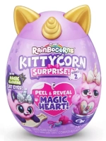 Мягкая игрушка сюрприз яйцо Rainbocorns Kittycorn Surprise 2