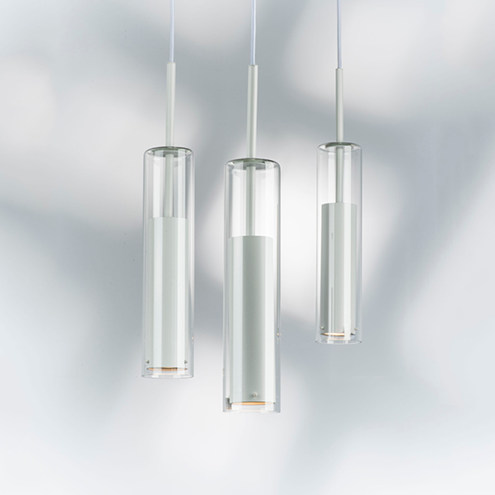 756016 Люстра CILINO 1х40W GU10 БЕЛЫЙ МАТОВЫЙ