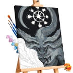 Картина по номерам Магическая битва Макора