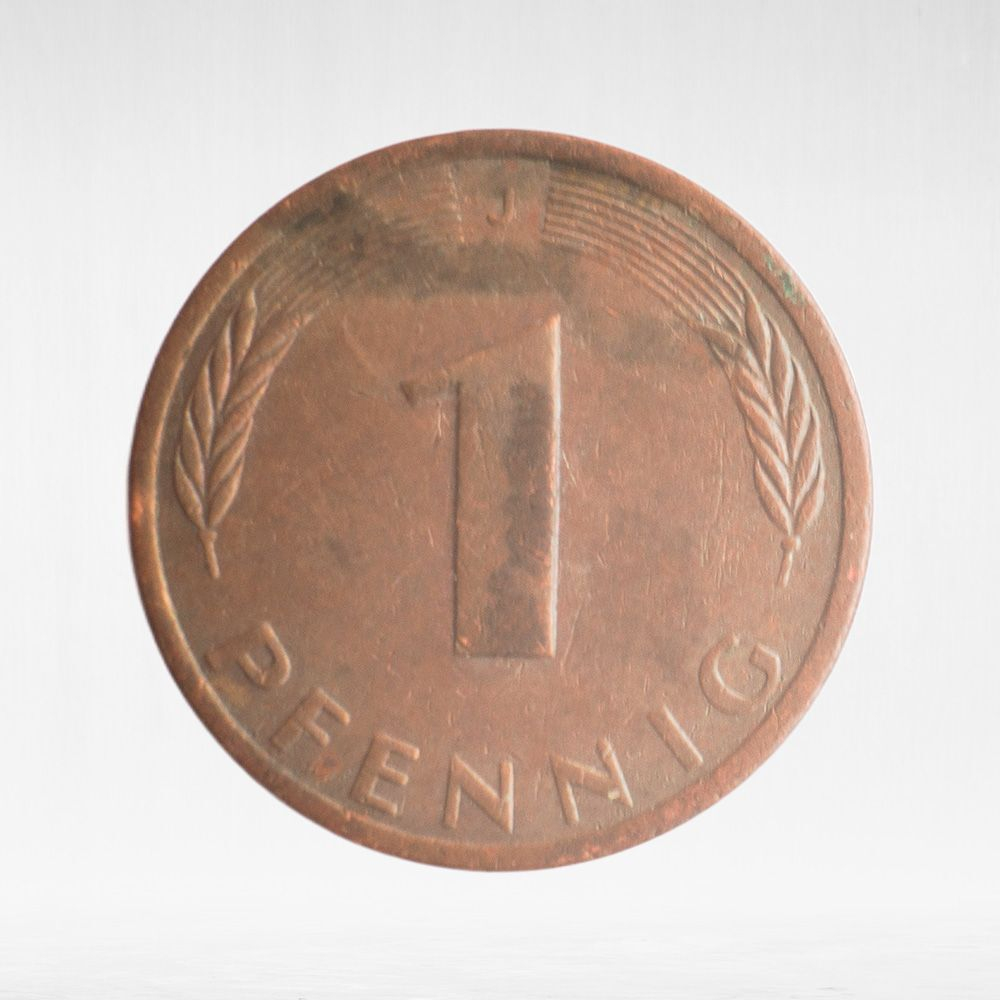Germany, 1 Pfennig, 1981, (Hamburg Mint - "J"), VF