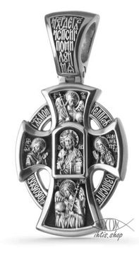 Господь. Валаамская икона Божией Матери. Ксения Петер-ская и Матрона Мос-кая. Православный крест.