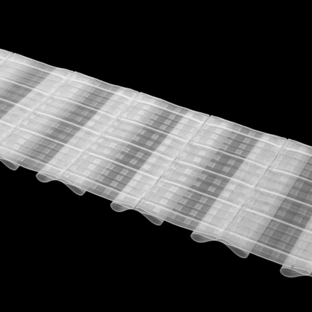 Шторная лента Oz-Is арт. 4478 МР SOFT много-карманная, бантовые складки, коэф. сборки 1:2,5, цвет прозрачный (ширина 150 мм)