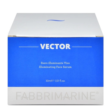 FABBRIMARINE Сыворотка-активатор «Совершенное сияние» Vector Siero illuminante Viso Illuminating Face Serum BLU LIGHT 30 мл