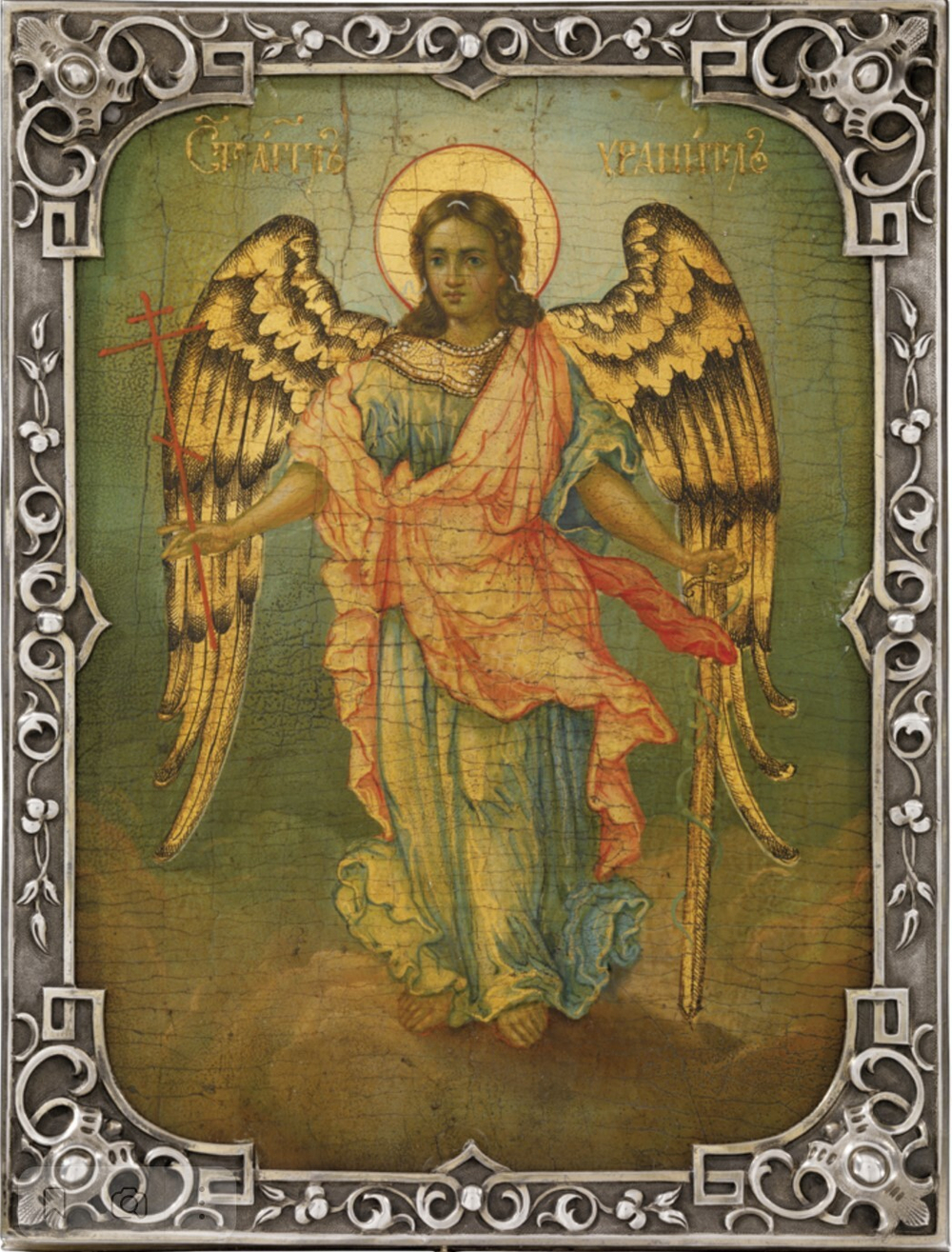 Икона Ангел Хранитель на дереве на левкасе мастерская Иконный Дом