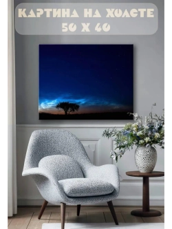 Картина на стену 40 X 50 Ночь