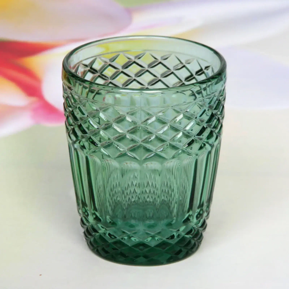 Стакан низкий 300мл «Emerald» Ромбы