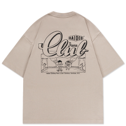 Футболка HAIDED DRAMA CLUB Grey Beige