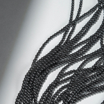 Гематин (гематит), оттенок "Gun metal", шар (разделитель) 4,1мм