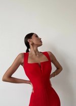 Платье Синди, Красный