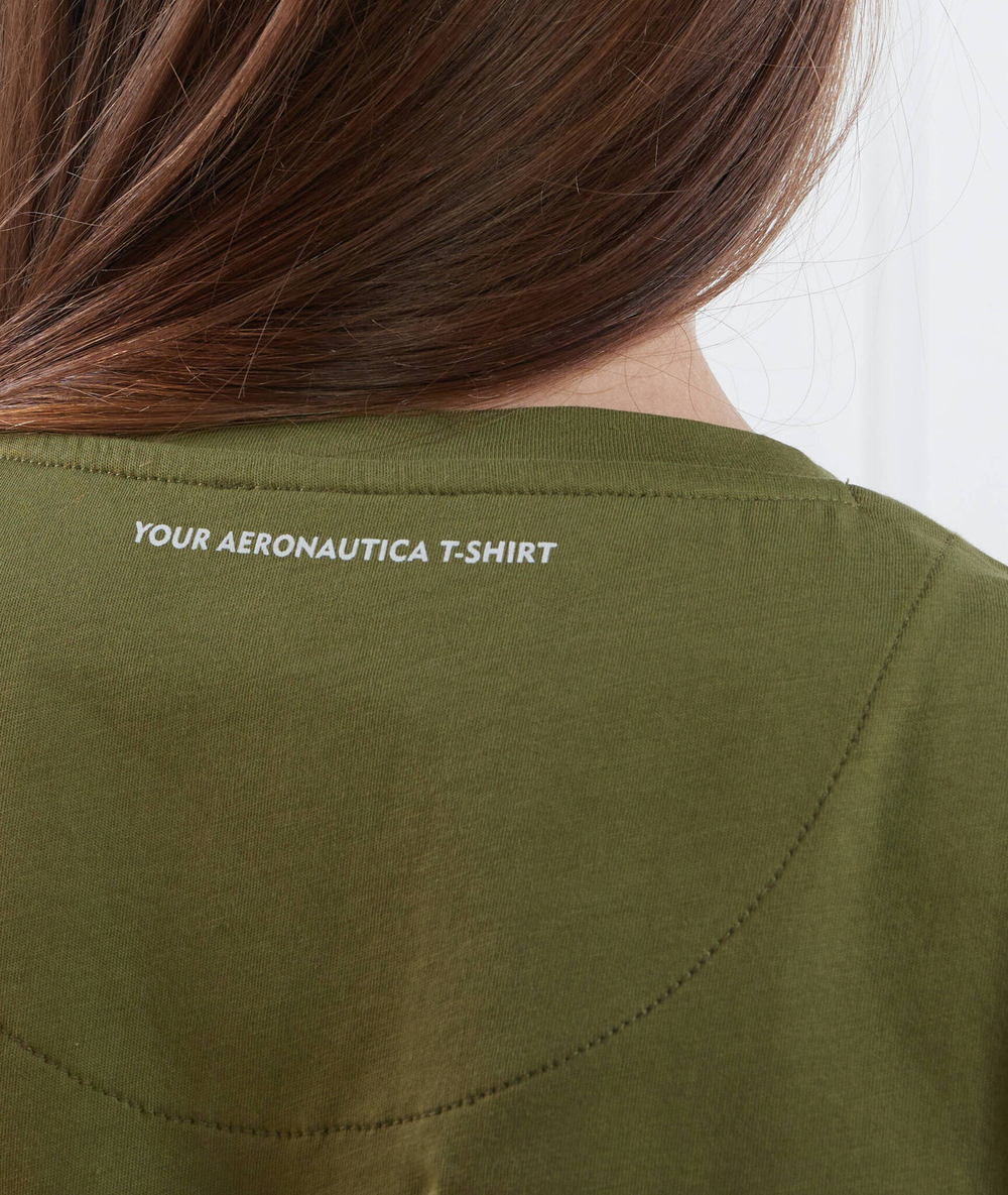 Футболка Aeronautica Militare - хаки(TS2101DJ510)