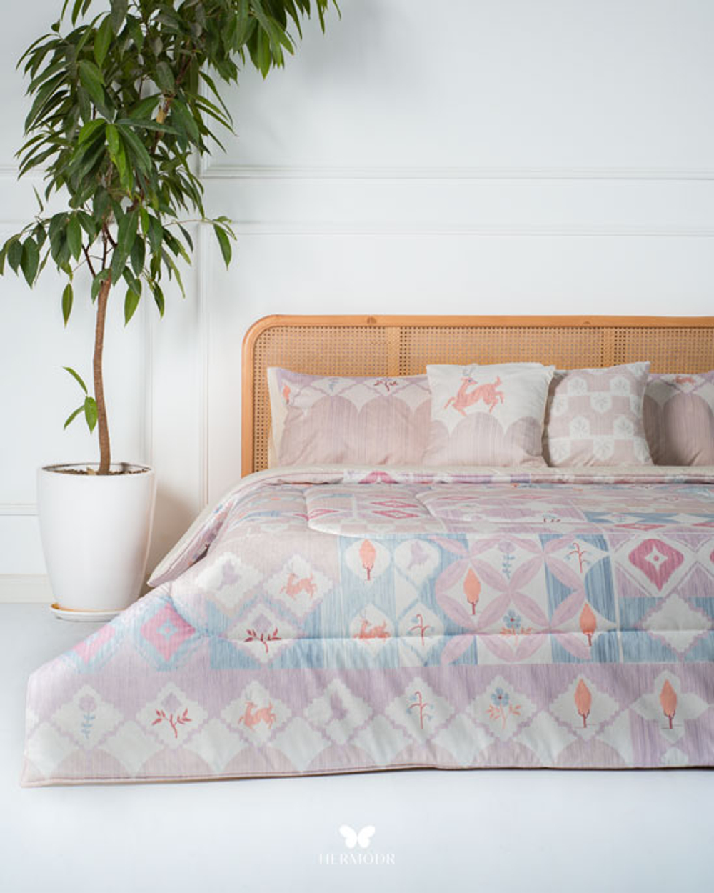 Комплект постельного белья двуспальный Jacket Hermodr 8 предметов 130220289 Иран