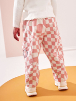 Брюки для девочки Next N98-383, Розовый, Белый