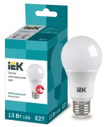 Лампа светодиодная ECO A60 шар 13Вт 230В 4000К Е27 IEK LLE-A60-13-230-40-E27