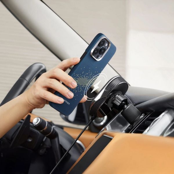 Чехол Pitaka Tactile Woven для iPhone 16 Pro Max, Милки Уэй | Milky Way Galaxy