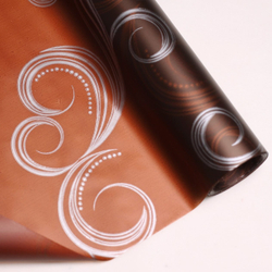 Пленка пудровая "Завитки"  (10м)