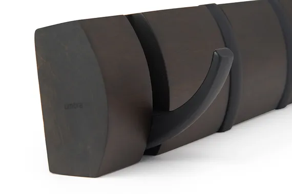 Настенная вешалка Flip 5 крючков орех