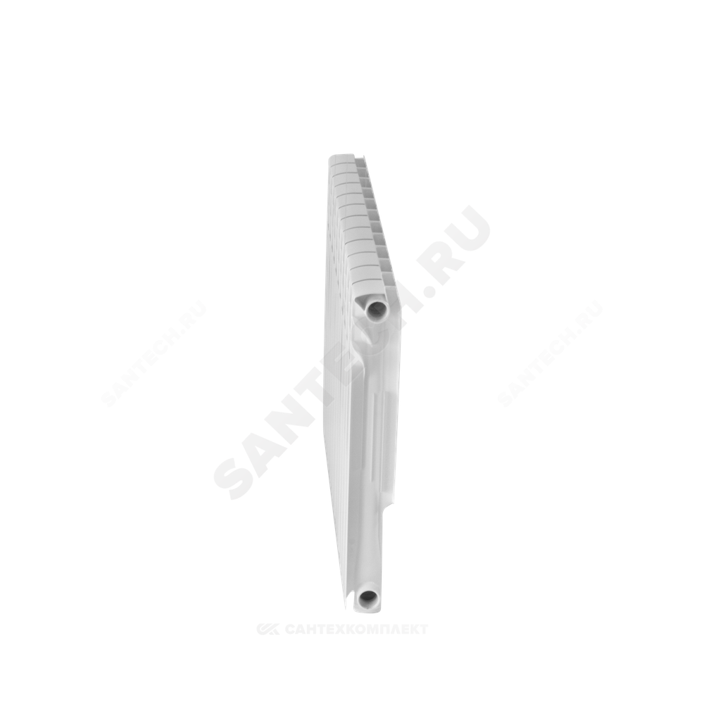Радиатор алюминиевый AL 500/78 S19 4 секции Qну=492 Вт RAL 9016 (белый) Benarmo