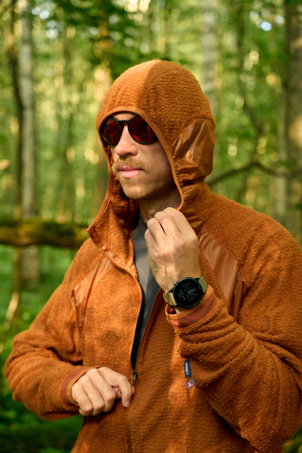 Худи Nothomme Blue Primaloft Active Evolve Fleece Hoodie "Sunset Orange"