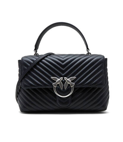 Кожаная сумка через плечо LOVE LADY PUFF BIG CL PLTT Pinko - черный(100042 A0GK)
