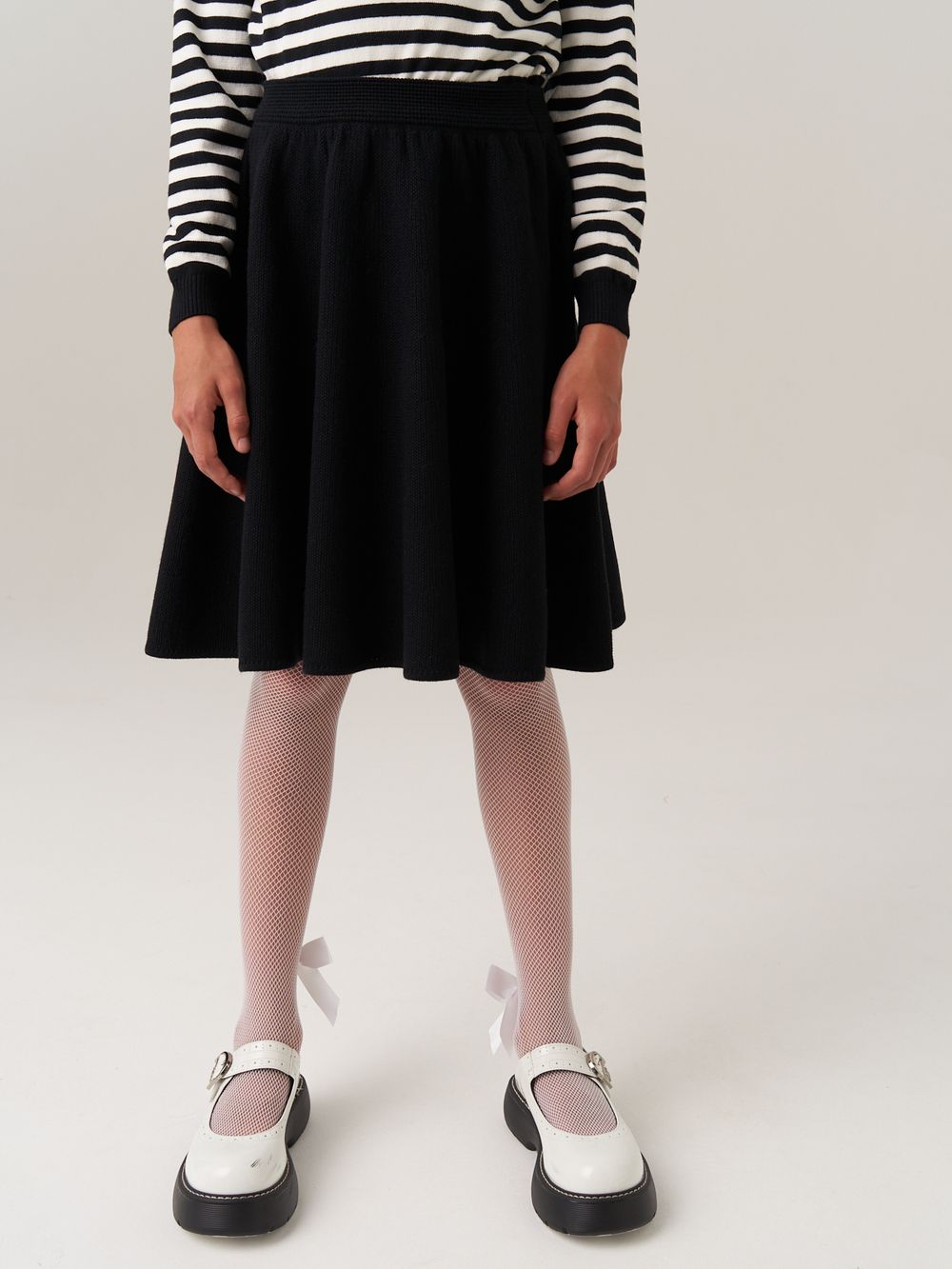 Юбка для девочки в школу AT814 черный