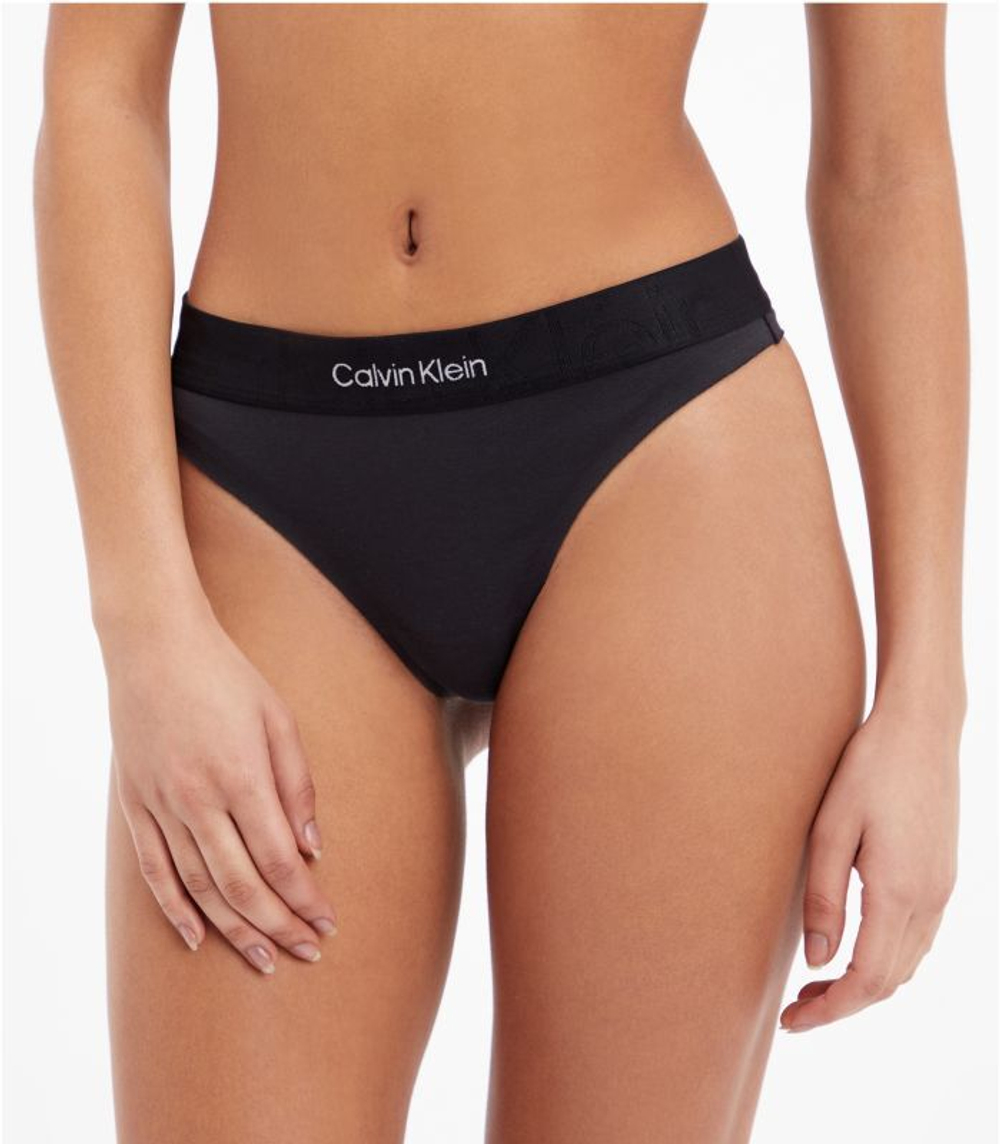 Спортивные трусы Calvin Klein Thong 1P - Black