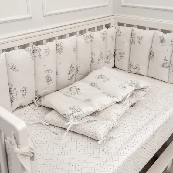 Комплект постельного белья Lollycottons Мышкины каникулы 6 предметов