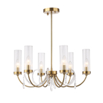 SL1400.303.06 Люстра подвесная ST-Luce Латунь/Латунь, Прозрачный E14 6*40W ILLUMIA