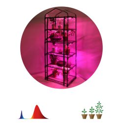 Теплица GREEN APPLE GA-House-5 со светильниками в комплекте 5 ярусов 1930х690х490 мм