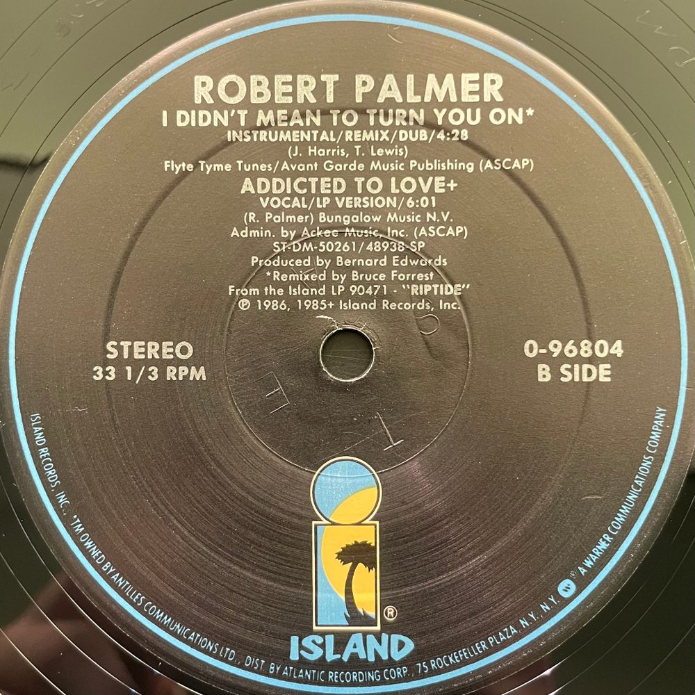 Robert Palmer ‎– I Didn't Mean To Turn You On (США 1986г.) EP