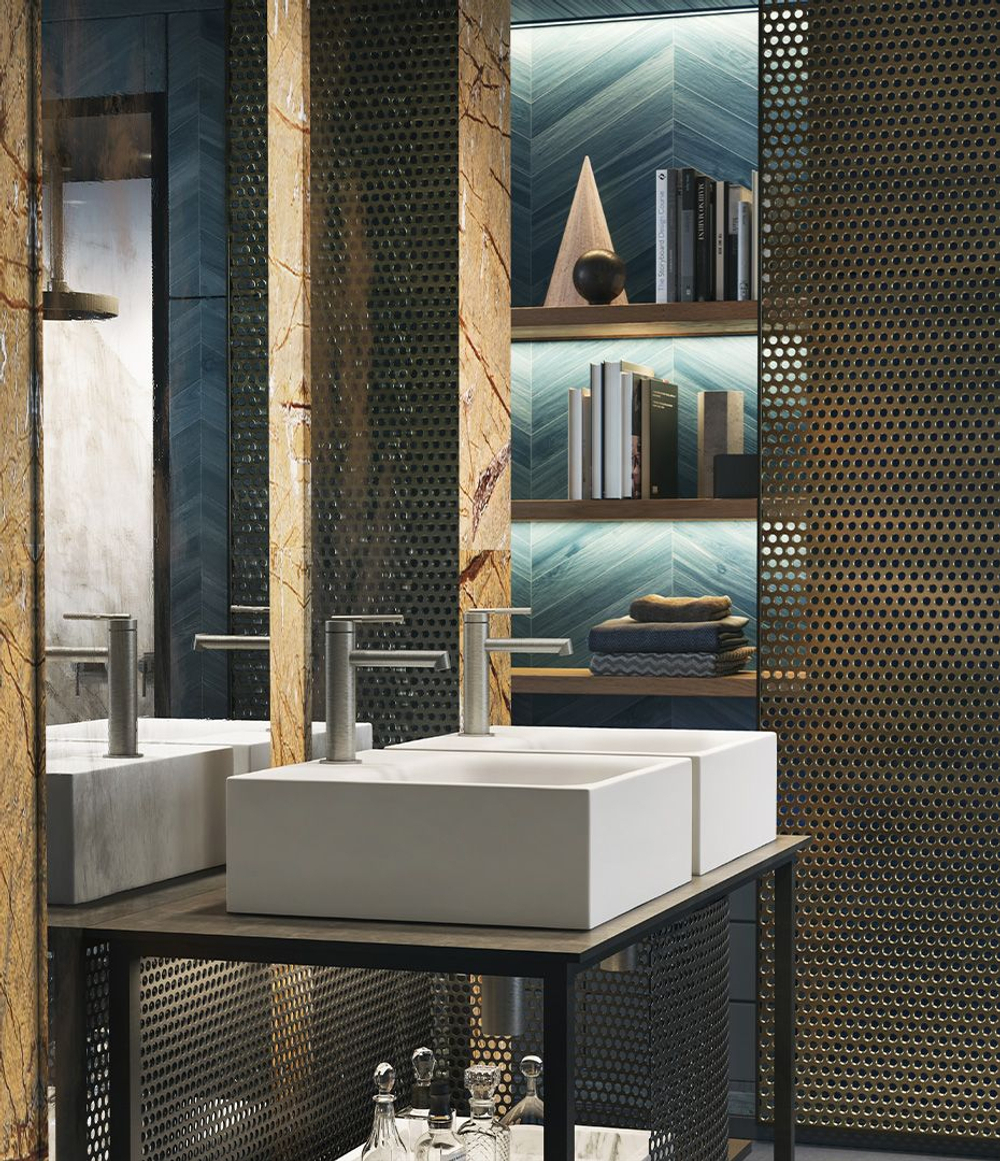 Смеситель для раковины Gessi Ingranaggio, однорычажный, с донным клапаном, цвет Finox Brushed Nickel