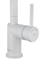 Смеситель для кухни с выдвижным изливом WONZON & WOGHAND, Белый матовый (WW-6018-MW)