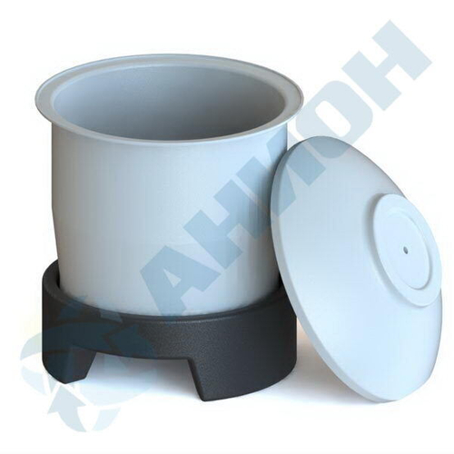 Емкость цилиндрическая 660 л с на подставке Анион 660 л. вертикальная (1170x1170x1430см;белый) - арт.559490