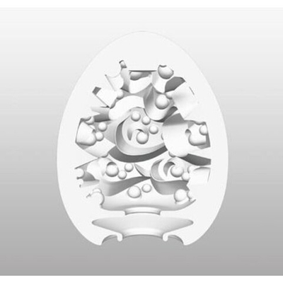 Супер эластичный мастурбатор в виде яйца SURFER (Цвет: белый)