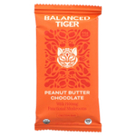 Balanced Tiger, протеиновый батончик, арахисовая паста и шоколад, 12 шт. по 44 г (1,55 унции)