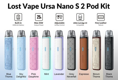 Lost Vape Ursa Nano S II 1000mAh Pod Kit