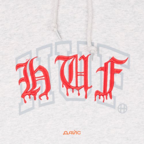 Толстовка мужская HUF Discordia артикул:PF00346-ATHHR - купить в магазине Дайс