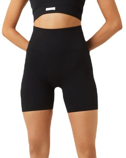 Женские теннисные шорты Bj_rn Borg Studio Seamless Rib Shorts - Black