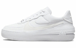 Кроссовки Nike Air Force 1 Plt.Af.Orm "Triple White" (Женская размерная сетка)