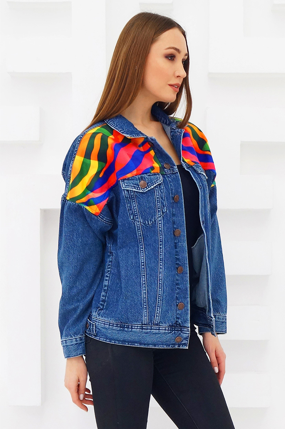 LIGVIANNI Джинсовая куртка Denim Jacket Zebra