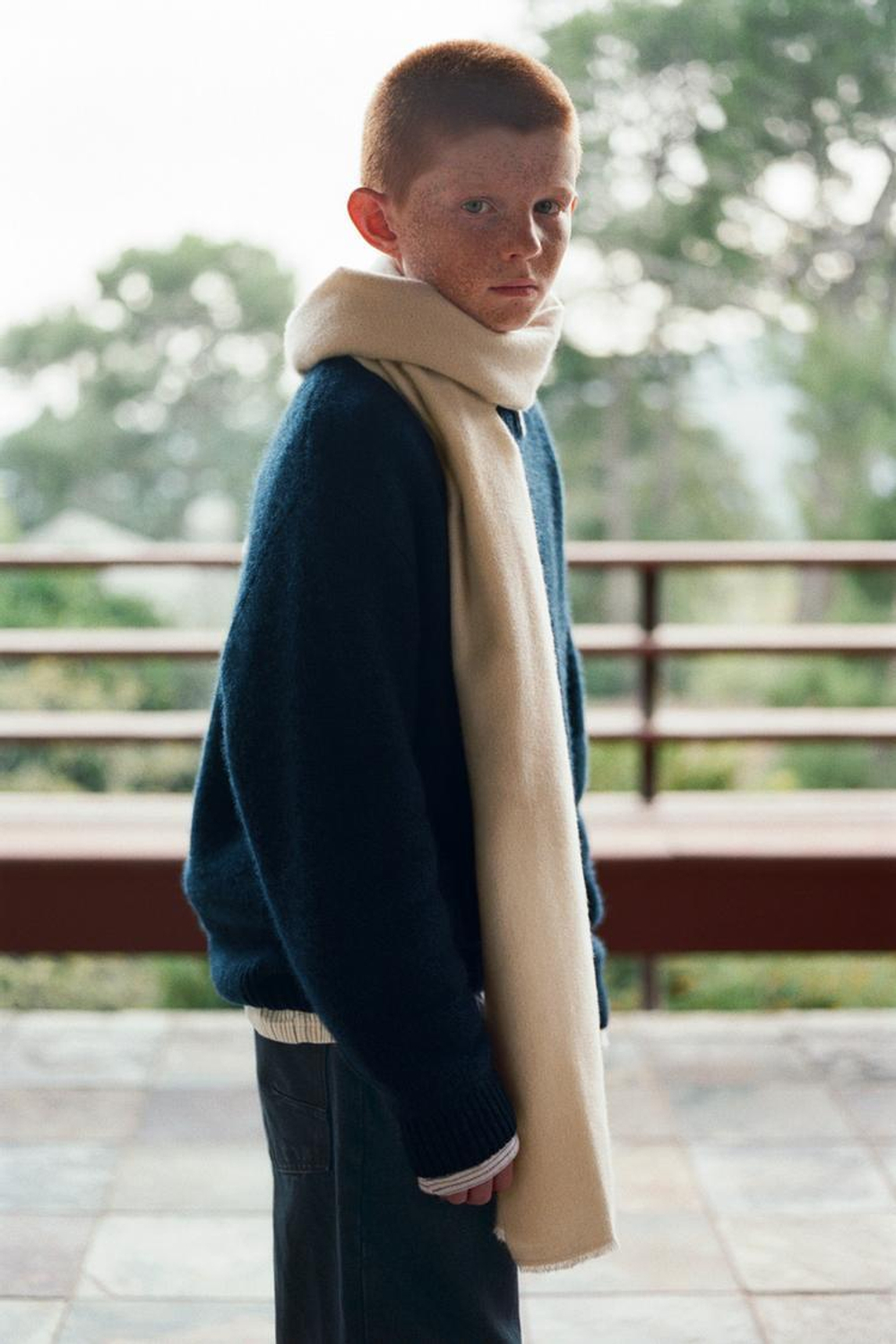 ZARA ДЖИНСЫ СВОБОДНОГО КРОЯ, СИНИЙ