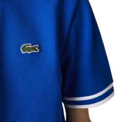 Мужское теннисное поло Lacoste Roland Garros Men Polo - blue/white/blue