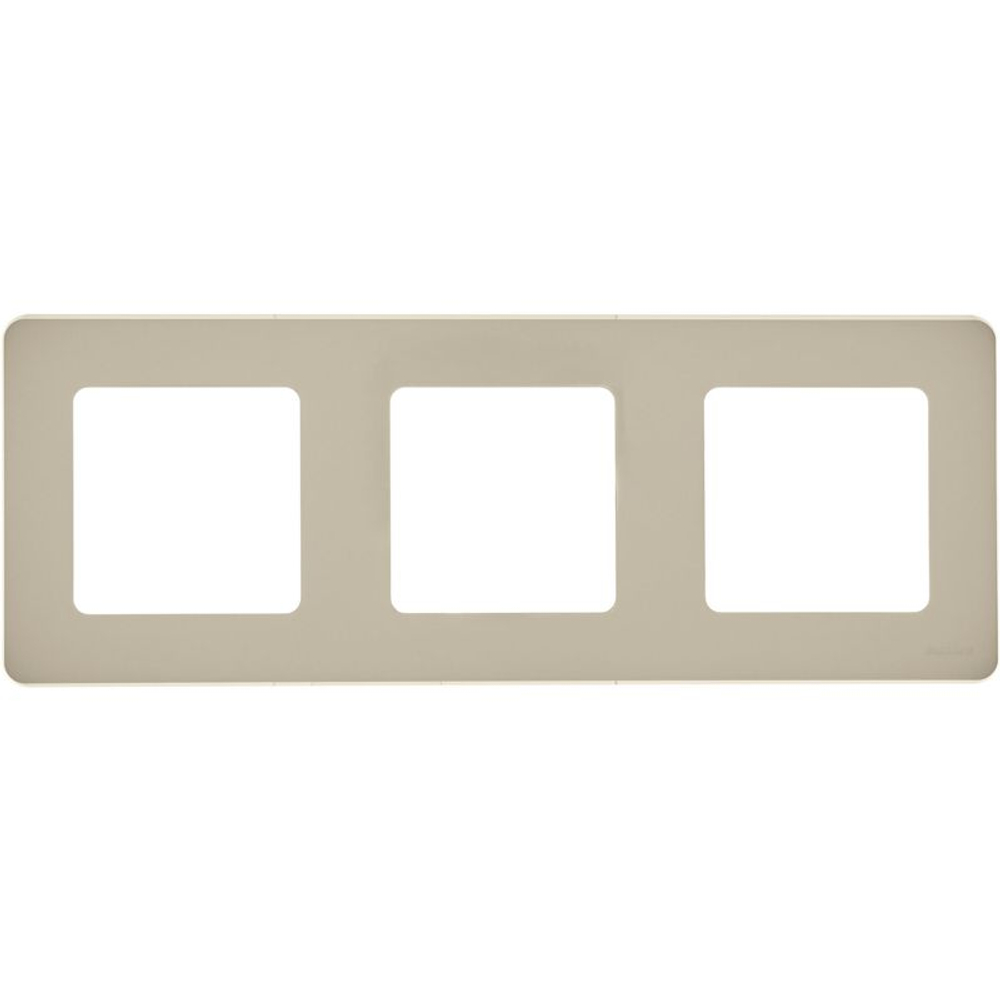 Рамка 3-м Inspiria сл. кость IEK 673951