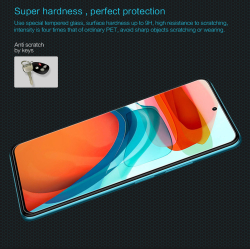 Защитное стекло с прозрачными рамками от Nillkin для Xiaomi Redmi Note 10 Pro 5G и Poco X3 GT 5G, серия H Anti-Explosion Glass Screen Protector