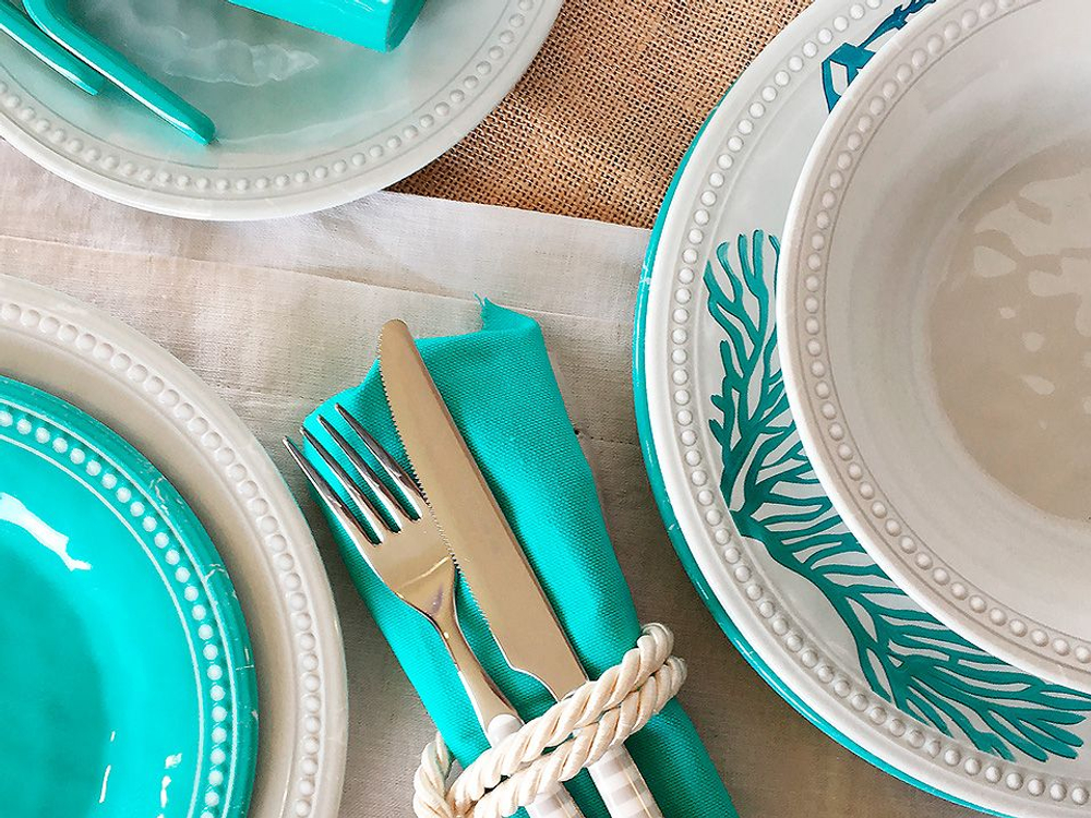 Яхтенный Небьющиеся десертные тарелки HARMONY PEARL, 6 шт