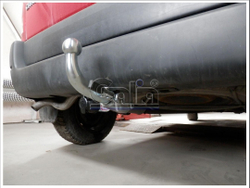 Оцинкованный фаркоп на Citroen Berlingo I 1996-2008, Berlingo First 2008-2012, Peugeot Partner I 1996-2008, Partner Origin 2008-2012 (без электрики), Galia C043C