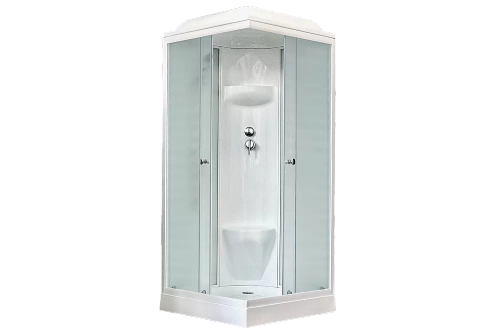 Душевая кабина Royal Bath RB80HP6-WC 80x80 профиль белый/стекло матовое