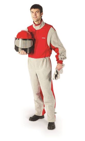 Комбинезон пескоструйщика (красный)
