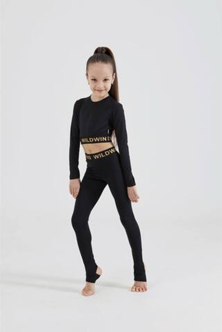 Топ на резинке с длинным рукавом